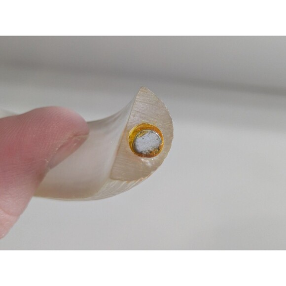 Unsigned Alexis Bittar Hinged Bangle Bracelet - Picture 7 of 11